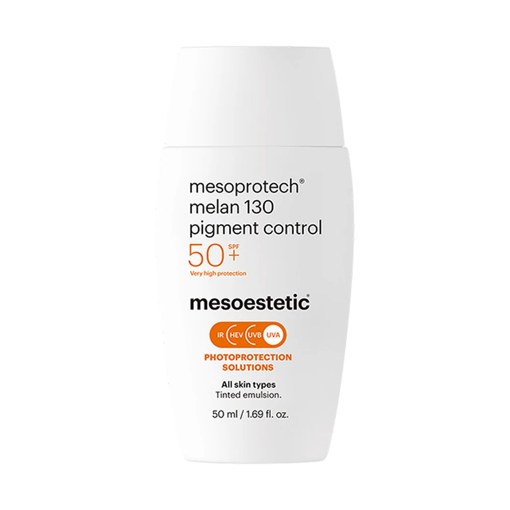 קרם הגנה עם גוון Melan 130 – mesoestetic